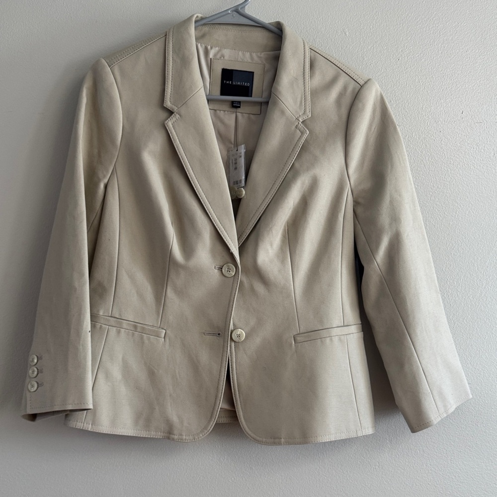The Limited Beige Blazer